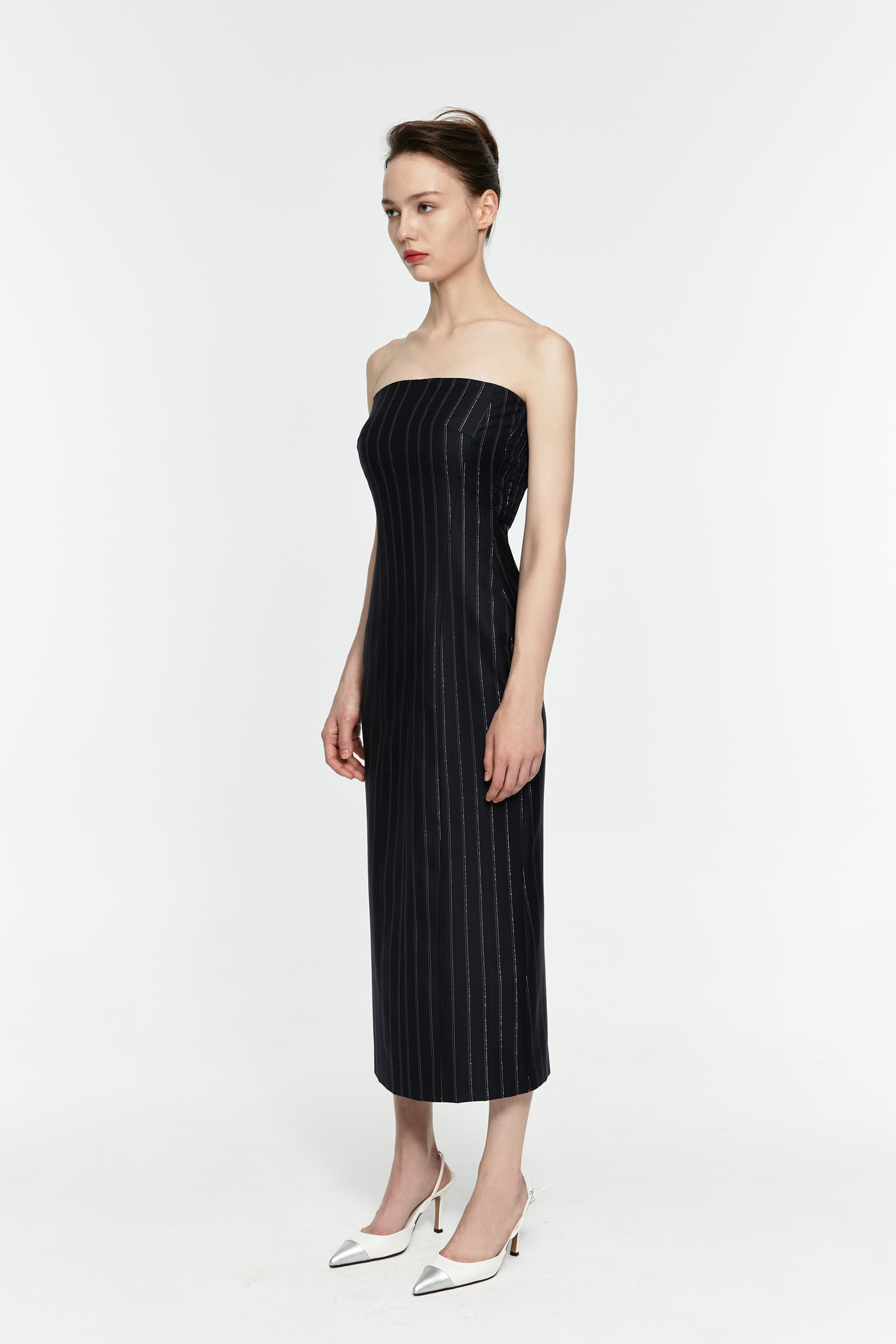 [Custom Order] Pin Stripe Tube Dress